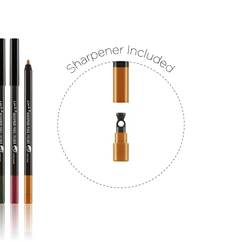 L.o.c.k. Color It Waterproof Pencil Eyeliner [ 03 Pearl Bronze ], Long-Lasting Waterproof & Smudge-Proof Eyeliner,K Beauty Korean Makeup Eye Line Stick Net. 0.018 Oz. / 0.5 G Shimmery Shadow #TOP5
