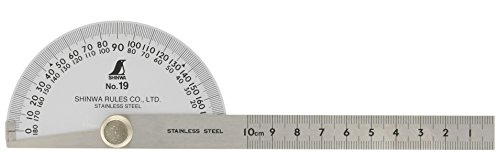 Shinwa 62480 rapporteur d'angle pour tracer et ajuster vos coupes de bois