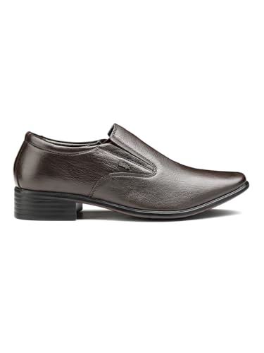 Image of Lee Cooper LC2034B2R Men's Lightweight Leather Shoes | Comfortable, Stylish Slip-On Formal Footwear for Office, Business 40EU