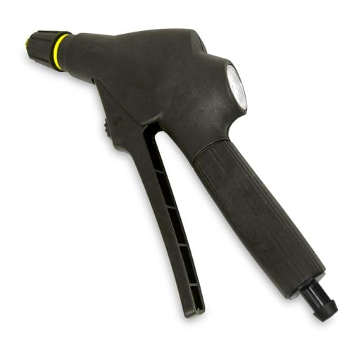 Mesto Abstellventil mit Manometer (Kunststoff; mit FPM-Dichtungen; Zubehör; für Mesto 3598BM und 3618BM; schwarz) 6307LG