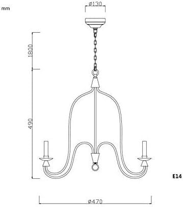 Plafonnier de salon ajustable pour corriger le manque de luminosité