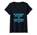 Women's The Real Housewives Ultimate Girls Trip Expert On Luxury V-Neck T-Shirt