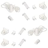 【Tamaño】Accesorios de estores enrollables de 17-18 mm de diámetro. El soporte de persiana enrollable sin taladrar se puede montar en la parte superior, en el lateral o en el lateral. La longitud total del collar largo de perlas es de aproximadamente 89 cm, que es la mitad de la longitud cuando se cuelga.