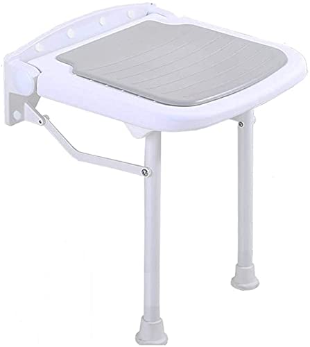 Tabouret de douche pliant avec coussin confortable et structure robuste 300kg