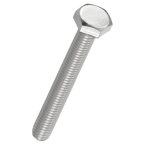 Kozelo 20Pcs Hex Head Screw Bolt-M4-0.7x35 304SS Grade A2-70 Fully Threaded