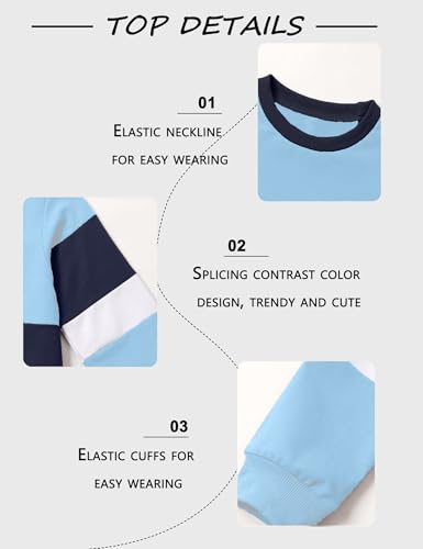 Image of Toddler Boy Clothes Long Sleeve Hoodie Sweatsuits Tops and Pants 2Pcs Boys Fall Winter Outfits Set