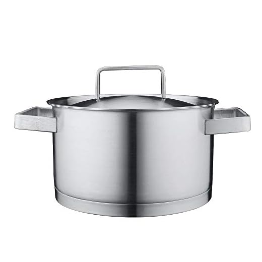 JIAGU grytor permanent induktion säker rostfritt stål stor gryta med lock kruka (färg: Silver, storlek: 20 cm)