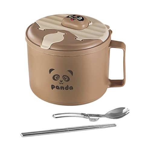 Aakluk Nudelsuppenschüssel,Tragbare Meal-Prep-Behälter | Fertignudelschüssel mit Deckel | Für Reisen, Mittagessen, Abendessen, Frühstück, Uni, Büro, Küche, Camping