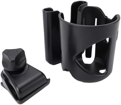 Fabater Universal 2 in 1 Stroller Cup Phone Holder 360° Rotating Adjustable Drink Holder for Pushchair Wheelchair - 2
