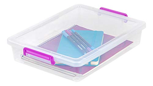 Iris 586040 Usa Plastic Storage Bins With Lids 6 Qt. Craft Organizers And Storage, Art Supply Storage Organizer thumb #3