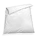 sleepling Komfort 100 Bettbezug Evolon Encasing Bettdecke | Milbenbezug | milbenkotdicht | Hausstauballergiker | 95 Grad Kochfest | Made in Germany | 135 x 200 cm, weiß