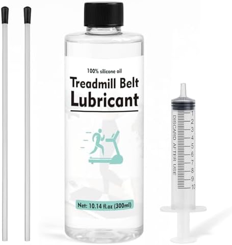 INNOVAYOU Treadmill Lubricant for Belt 300ml, Resistant and Stable, Noise Reduction Reduce Friction, for All Kinds of Treadmills with Application Tubes Syringe