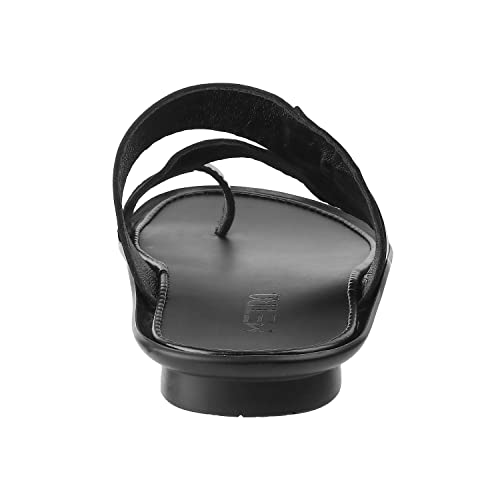 Metro Men Leather Thong Slipper | Chappal | Open Sandal