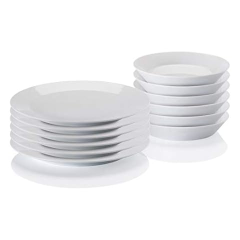 Arzberg 49700 10430-800001-14430 28353 Dinner Set, Porcelain, White, 29.1 x 21.7 x 32.19 cm Cover