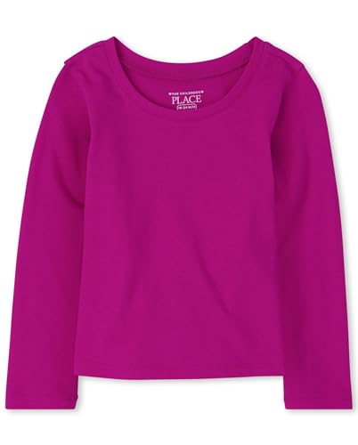 Image of The Children's Place Baby-Girls and Toddler Basic Long Sleeve Layering Tees