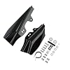 XMT-MOTO Mid-Frame Air Deflector Fit for Harley Touring Road King Electra Street Glide (Black Left & Right)(Replaces HD# 58022-07A)