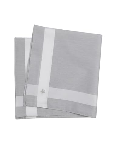 Image of Louis Philippe Men's Cotton Handkerchief (Pack of 3)