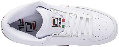 Fila Men's T-1 MID Fashion Sneaker, White Navy Red, 10 M US | Image 4
