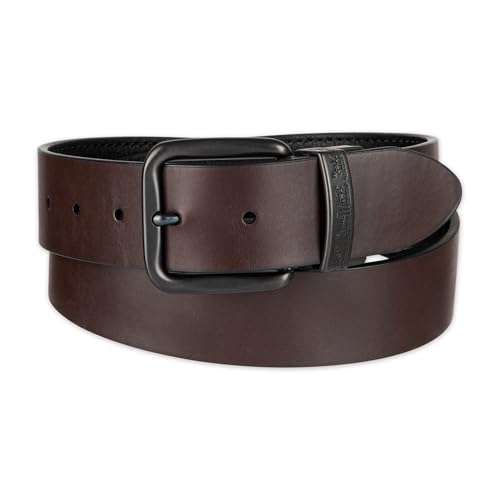 Image of Levi's Leather Men's Levis 40Mm Reversible Belt With Brushed Silver Buckle