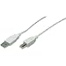 Produktbild 1,8m m USB 2.0 Kabel USB Anschlusskabel A/S-B/S 1,8 grau
