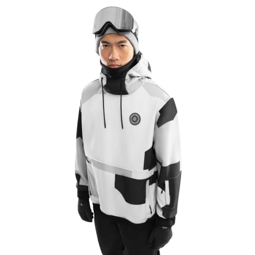 Siroko - Chaqueta De Nieve W1 Tibet - L - Gris Negro