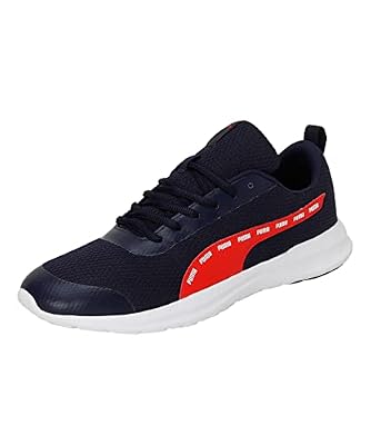 Puma Mens Lite Pro v2 Peacoat-Burnt Red-White Walking Shoe - 8 UK (38885003)