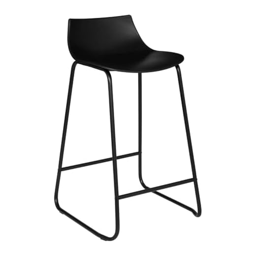 Atmosphera - Tabouret de Bar Otac - métal - Noir