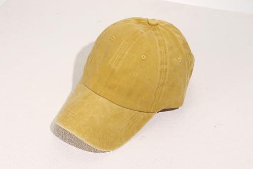 Image of Glamorstar Classic Unisex Baseball Cap Adjustable Washed Dyed Cotton Ball Hat