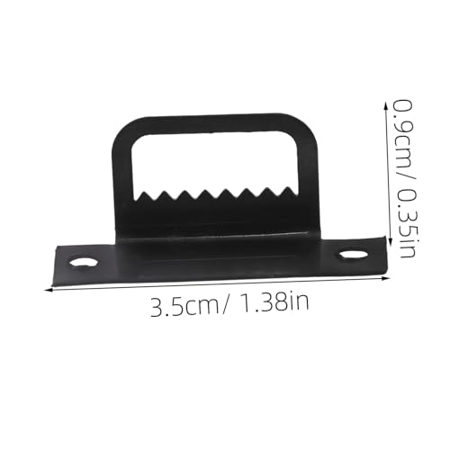 Image of Healifty 100pcs Shaped Metal Picture Frame Hooks Heavy Duty Hanging Brackets for Pictures Frames and Mirrors Easy to Install Wall Hardware for Home Decor