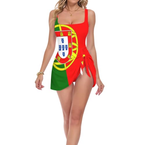 Maillot de bain Portugal femme 1 pièce sculptant anti-UV
