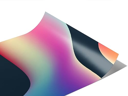 Rwraps Purple Abstract Cybertronic Separation Gloss Vinyl Film Wrap 59in x 18ft