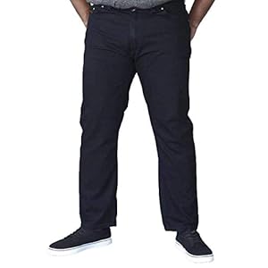 Duke London Heren Kingsize Balfour Comfort Fit Stretch Jeans