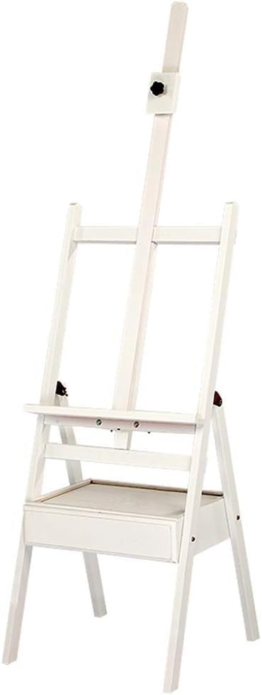 Supporto per lavagna bianca a proiezione magnetica su entrambi i lati, grande cavalletto in legno ad H per bambini e adulti, 5 colori, cavalletto da pavimento con cassetto per forniture artistiche