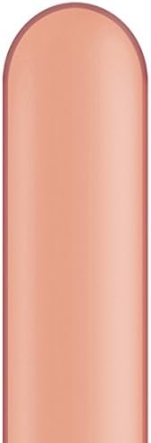 Qualatex 57741 260Q - Globos de modelado, color oro rosa metálico (paquete de 100)