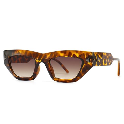 Lunettes de soleil œil de chat vintage tachetées UV400 tendance été