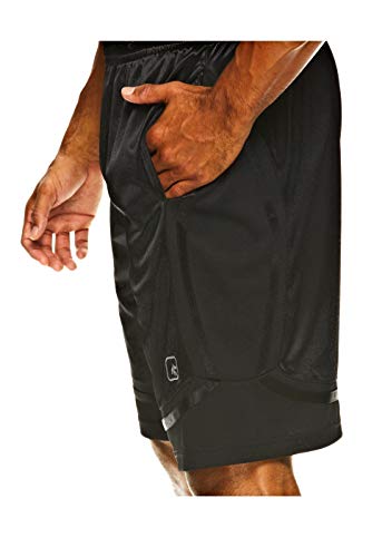 AND1 Men's All Courts Basketball Core Shorts (2XL 44/46, Black)3
