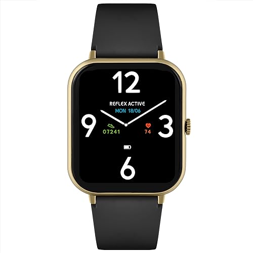 Reflex Active Series 23 Fitness Calling Gold Plated Smart Watch, Pale Gold, 1.83 inches