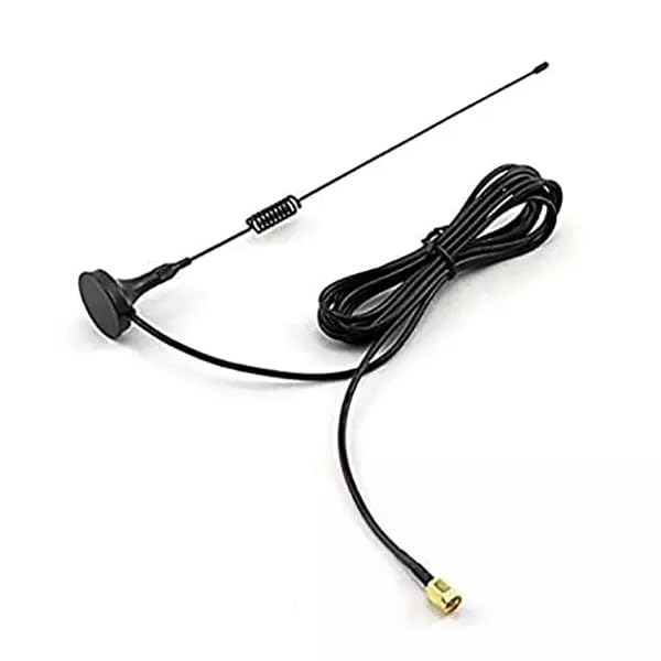 Image of GSM 2dBi /3dBi Magnetic Base Antenna with SMA Connector | 900 /1800MHz External Antenna | 3M RG174 Cable | Compatible with SIM800 SIM900 GSM Modules, GPS Tracker, IoT Devices