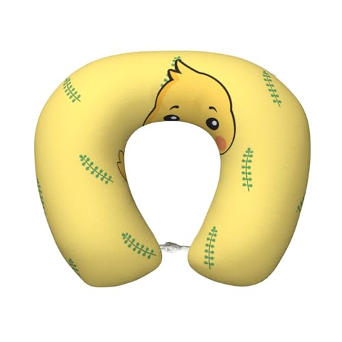 Almohada de viaje de espuma viscoelástica en forma de U miniatura 1