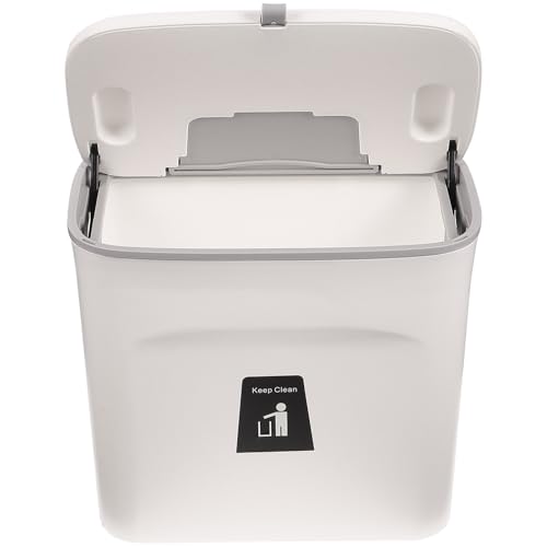 Caneca de basura de pared Toyvian 7L blanca