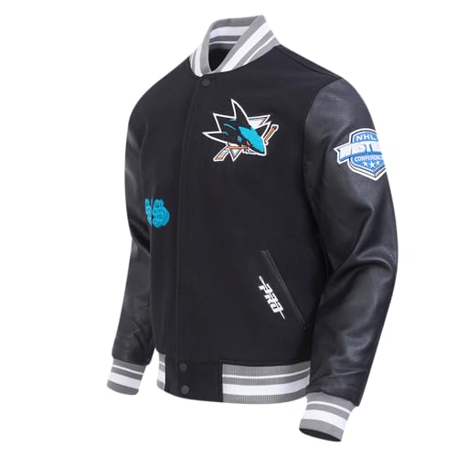Image of Pro Standard Mens NHL Old English Varsity Jacket