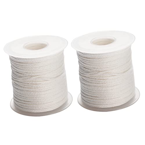 2 rollos de mechas para velas de algodón preenceradas