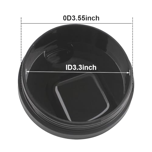 Repuestos de tapas para licuadora Ninja, 3.55 pulgadas miniatura 3