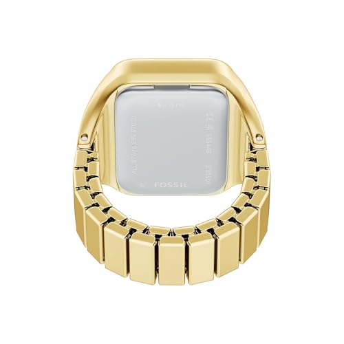 Image of Fossil Women's Watch Ring, Quartz Stainless Steel Two-Hand Ring Watch for Women