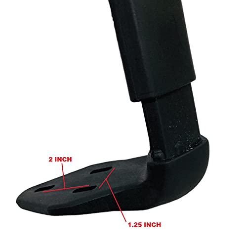 Image of GOYALSON Handle Office Chair revolving Visitor Chair Durable Handle Set nut Bolts & Key fit to Every Chair (Black with Circular Pad)