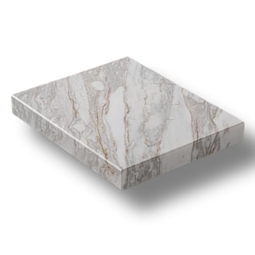 白大理石 ギリシャ産 アジャックス 約29mm厚 5面磨き オーディオボード 装飾台 ペットマット インシュレーター (30cm×30cm×約2.9cm)