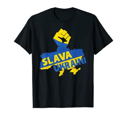 Slava ukraini ucrania camisa apoyo ucrania bandera orgullo camisa camiseta