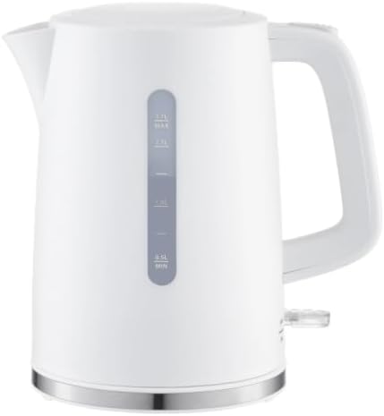 Cordless 1.7L Electric Kettle, Color White, New Condition, Model MS8400778514-3