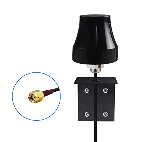 Image of Waterproof Dual Band WiFi 2.4GHz 5GHz 5.8GHz Mini Omni-Directional 5dBi Wall Mount Outdoor RP-SMA Male Antenna for WiFi Router Hotspot Wireless Network Card Security IP