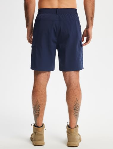 Image of Libin Men's Hiking Cargo Shorts with Zipper Pockets